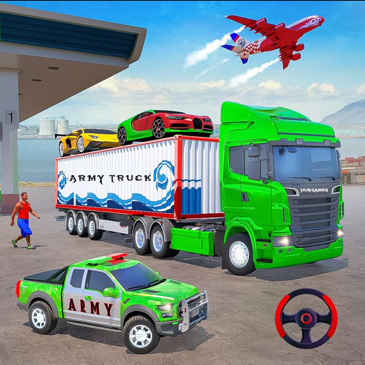 Army Car Truck Transport Game